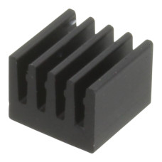 Radiator extrudat, aluminiu, 8x8x6mm, negru, FISCHER ELEKTRONIK, ICKSMDN8SA, T136933