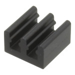 Radiator extrudat, aluminiu, 10x10x6mm, neagra, FISCHER ELEKTRONIK, ICKSMDO10SA, T136934