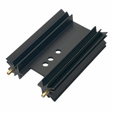 Radiator extrudat, aluminiu, 50.8mm x neagra, FISCHER ELEKTRONIK, SK104-51STS, T137070