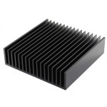 Radiator extrudat, aluminiu, 150mm x 150mm, neagra, FISCHER ELEKTRONIK, SK 120 150 SA, T137079