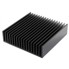 Radiator extrudat, aluminiu, 150mm x 150mm, neagra, FISCHER ELEKTRONIK, SK 120 150 SA, T137079