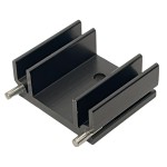 Radiator extrudat, cu terminale, 25x29mm, T137097 Radiator extrudat, cu terminale, 25x29mm, T137097