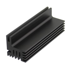 Radiator extrudat, aluminiu, 94mm x 30mm, neagra, FISCHER ELEKTRONIK, SK 609 94 SA, T137164