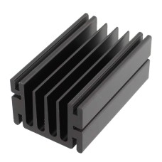 Radiator extrudat, aluminiu, 75x46mm, neagra, FISCHER ELEKTRONIK, SK68-75SA, T137363