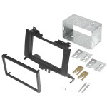 Rama adaptoare Mercedes, Volkswagen, negru, 2DIN, ACV - 000423