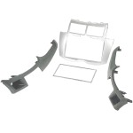 Rama adaptoare Toyota Yaris, argintiu, 2DIN, 4CarMedia - 000566