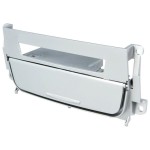 Rama adaptoare BMW, scrumiera, argintiu, 2DIN, ACV - 007358