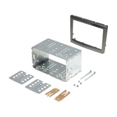 Rama adaptoare Porsche, gri, 2DIN, 4CarMedia - 007386