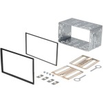 Rama adaptoare Nissan Qashqai, negru, 2DIN - 007396