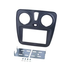 Rama adaptoare Dacia, gri inchis, 2DIN, Per.Pic - 007466