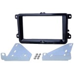 Rama adaptoare Seat, Skoda, VW, negru lucios, 2DIN, ACV - 007476