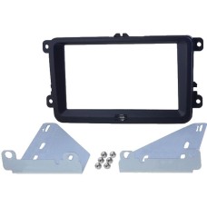 Rama adaptoare Seat, Skoda, VW, negru, 2DIN, ACV - 007477