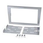 Rama adaptoare Opel, silver satin, 2DIN, Per.Pic - 007523
