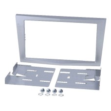 Rama adaptoare Opel Corsa, shiny silver, 2DIN, Per.Pic - 007526