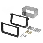 Rama adaptoare Seat, Skoda, VW, 2 DIN, neagra, ACV, 381320-10-1, T104027