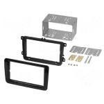 Rama adaptoare Seat, Skoda, VW, 2 DIN, negru lucios, ACV, 381320-10-2, T104028