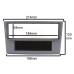 Rama adaptoare Opel Corsa D, 1 DIN, stealth-black, ACV, 281230-24-2-0, T104050