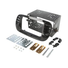 Rama adaptoare Fiat 500, 500C, 2 DIN, negru luciu, ACV, 381094-33-2, T104240