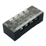 Regleta 4x2 pini, cu capac de protectie, 54x22x17mm, 124626