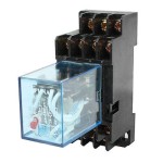 Releu 24V, 5A, MY2-J, cu soclu DYF08A - 200023