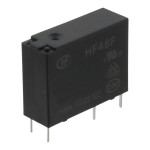 Releu miniaturale, 12V DC, 5A, serie HONGFA RELAY - HF46F/12-HS1