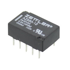 Releu electromagnetic, 12V DC, 1A, serie AZ850, ZETTLER, AZ850-12, T118620
