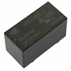 Releu subminiaturale, 5V DC, 2A, serie HONGFA RELAY, HFD27/005-S, T119372 Releu subminiaturale, 5V DC, 2A, serie HONGFA RELAY, HFD27/005-S, T119372