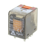 Releu electromagnetic, 12V AC, 6A, 4PDT, serie PT, TE Connectivity, 8-1419111-6, T161180
