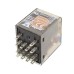 Releu electromagnetic, 24V DC, 6A, 4PDT, serie PT, TE Connectivity, 6-1415001-1, T161185