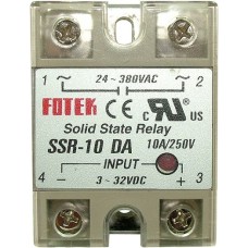 Releu Solid State, 10A, 24-380VAC SSR-10 DA, Fotek, 128512