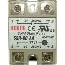 Releu Solid State, 60A, 24-380VAC SSR-60 AA, Fotek - 128513