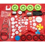 Set roti dintate si accesorii robotica, 91 piese, 162584 Set roti dintate si accesorii robotica, 91 piese, 162584