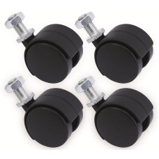 Set 4 roti pentru transport, 50mm, filet M10, 253157