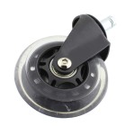 Roata siliconica, pentru scaun de birou, diametru 7.5 cm, 301222 Roata siliconica, pentru scaun de birou, diametru 7.5 cm, 301222