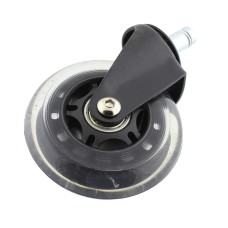 Roata siliconica, pentru scaun de birou, diametru 7.5 cm, 301222