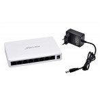 Switch Gigabit 8 Porturi, 10/100/1000Mbps, Pix-Link GS08, 196956