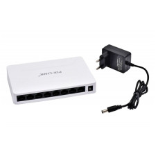 Switch Gigabit 8 Porturi, 10/100/1000Mbps, Pix-Link GS08, 196956