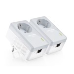Adaptor powerline, cu priza, set 2 bucati, TP-Link AV500 - 401287