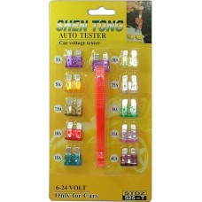 Set sigurante auto, 11 sigurante, cu clema de extragere - 116467