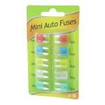 Set 10 sigurante auto, mini, 9.1x3.8x15.3mm Set 10 sigurante auto, mini, 9.1x3.8x15.3mm