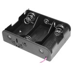 Soclu pentru 3 baterii, tip R14, 100021