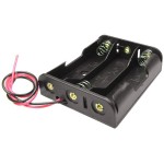 Suport baterie 3xR3, AAA, cu cablu - 123901