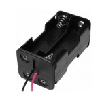 Soclu pentru 4 baterii, tip R3, AAA, suprapuse - 123903 Soclu pentru 4 baterii, tip R3, AAA, suprapuse - 123903