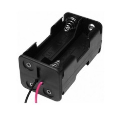 Soclu pentru 4 baterii, tip R3, AAA, suprapuse - 123903