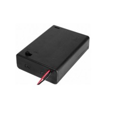 Soclu pentru 3 baterii R6, AA, cu intrerupator - 123929 Soclu pentru 3 baterii R6, AA, cu intrerupator - 123929