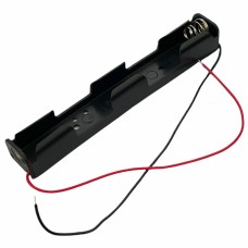 Soclu pentru 2 baterii, tip R6, AA, in linie, 125334