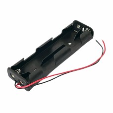 Soclu pentru 4 baterii, tip R6, AA, in linie, 125341 Soclu pentru 4 baterii, tip R6, AA, in linie, 125341