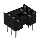 Soclu pentru CI, 6 pini, pas pini 2,54mm - 128602