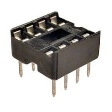 Soclu pentru CI, 8 pini, pas pini 2,54mm, 128603 Soclu pentru CI, 8 pini, pas pini 2,54mm, 128603