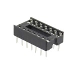 Soclu pentru CI, 14 pini, pas pini 2,54mm, 128604 Soclu pentru CI, 14 pini, pas pini 2,54mm, 128604